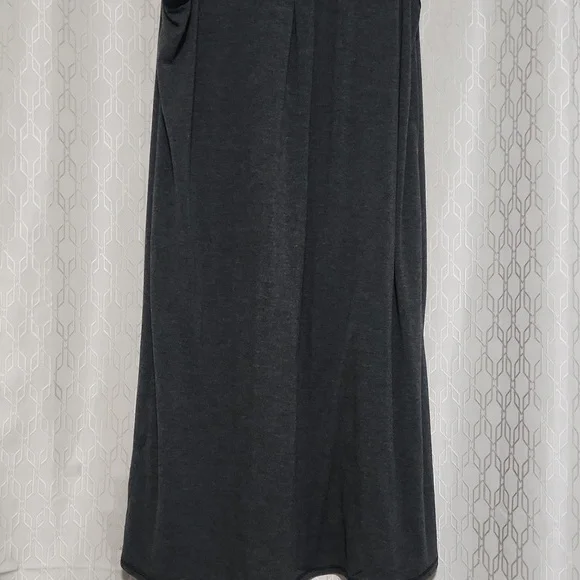 Women's Vera Wang Nightgown Black And Gray - Picture 7 of 13